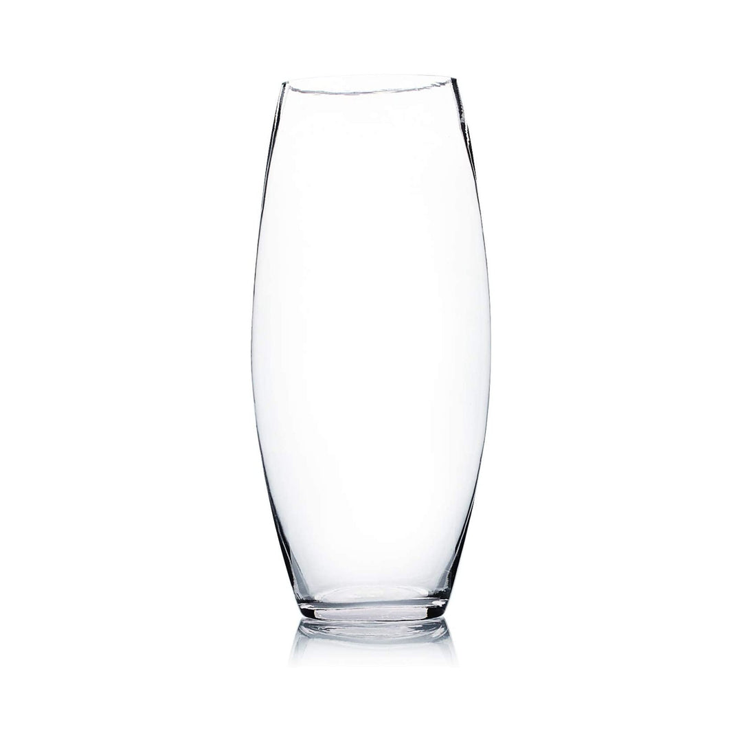 Glass Vase - Oval H26