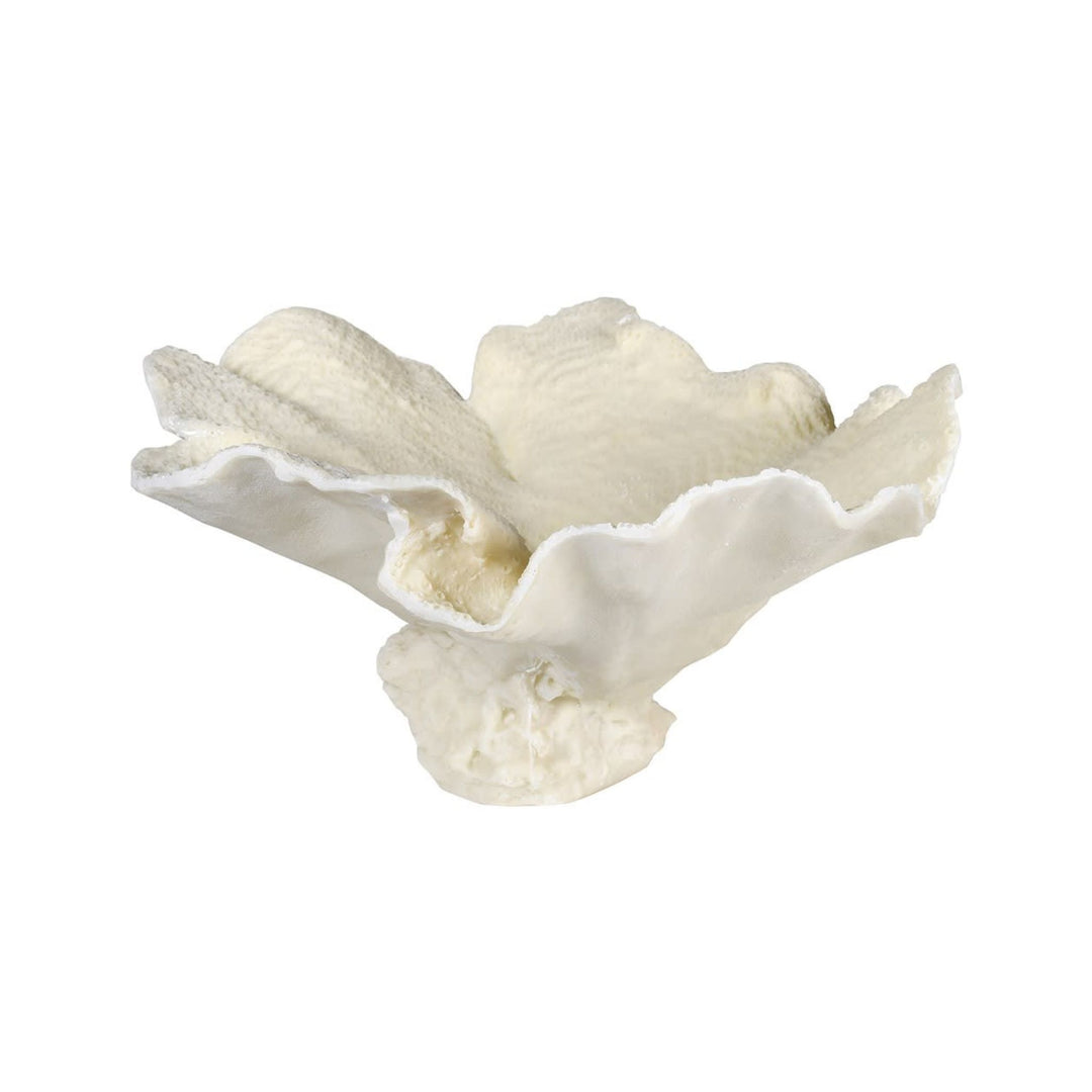 Large Cream Faux Coral