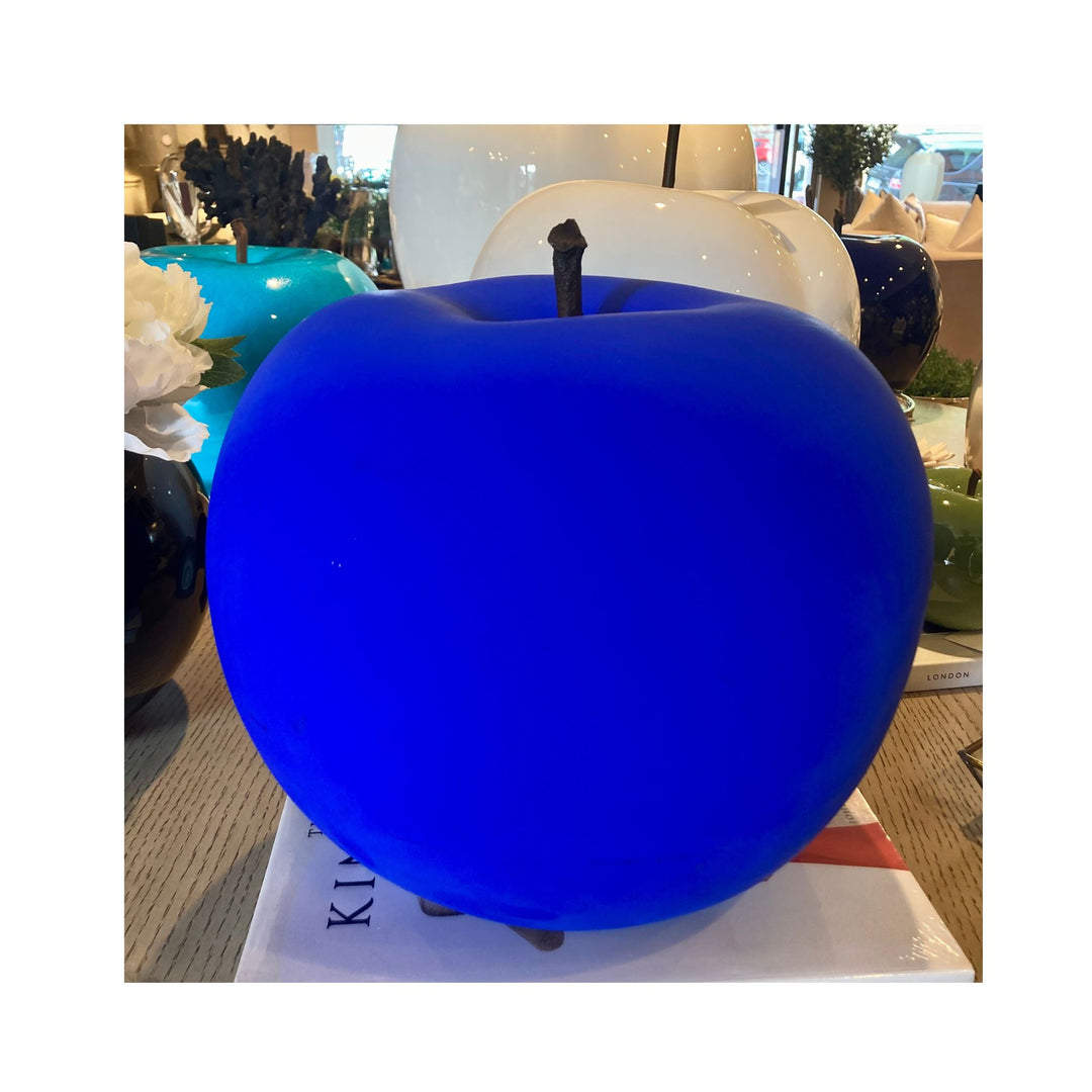 Ceramic Apple - Velvet Matte Lapiz Blue