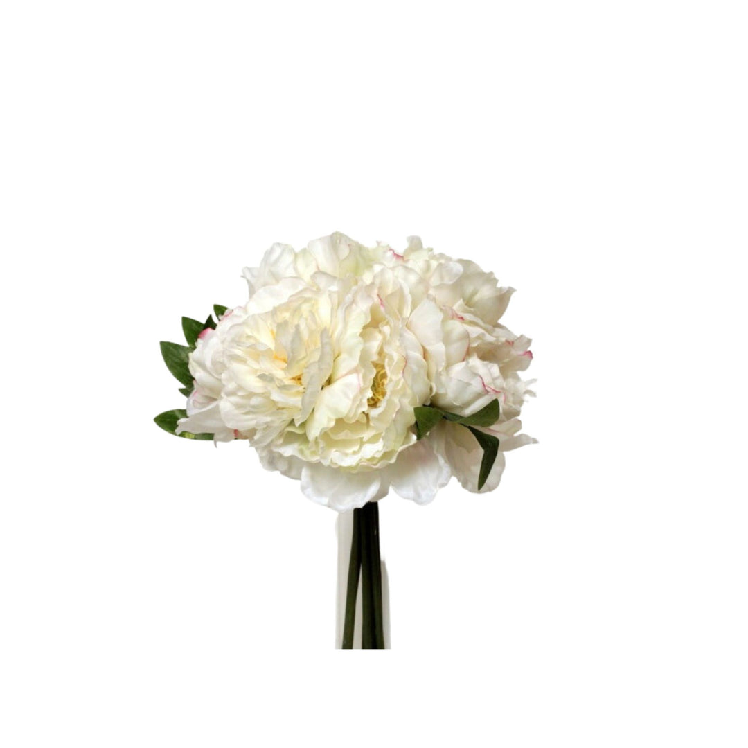 Peony Bouquet White 30cm