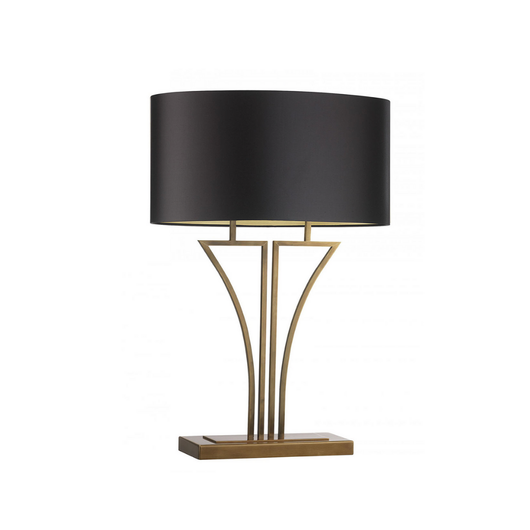 YVES ANTIQUE BRASS TABLE LAMP