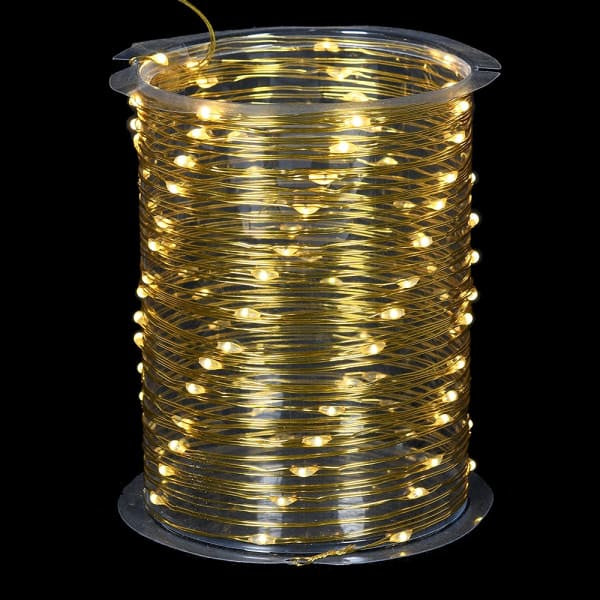 990cm Gold Wire 100 Lights