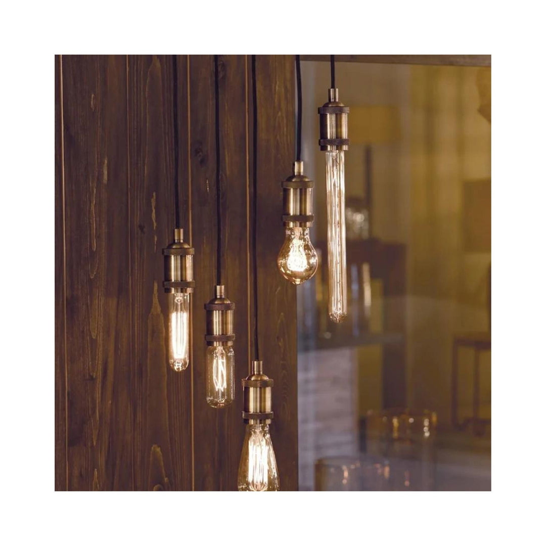 Antique bronze hanging Lamps - Sutherland Interiors