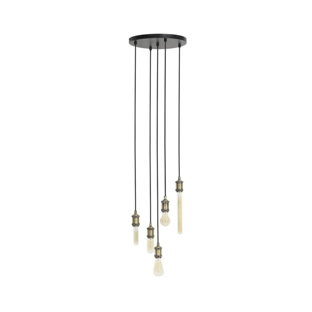 Antique bronze hanging Lamps - Sutherland Interiors
