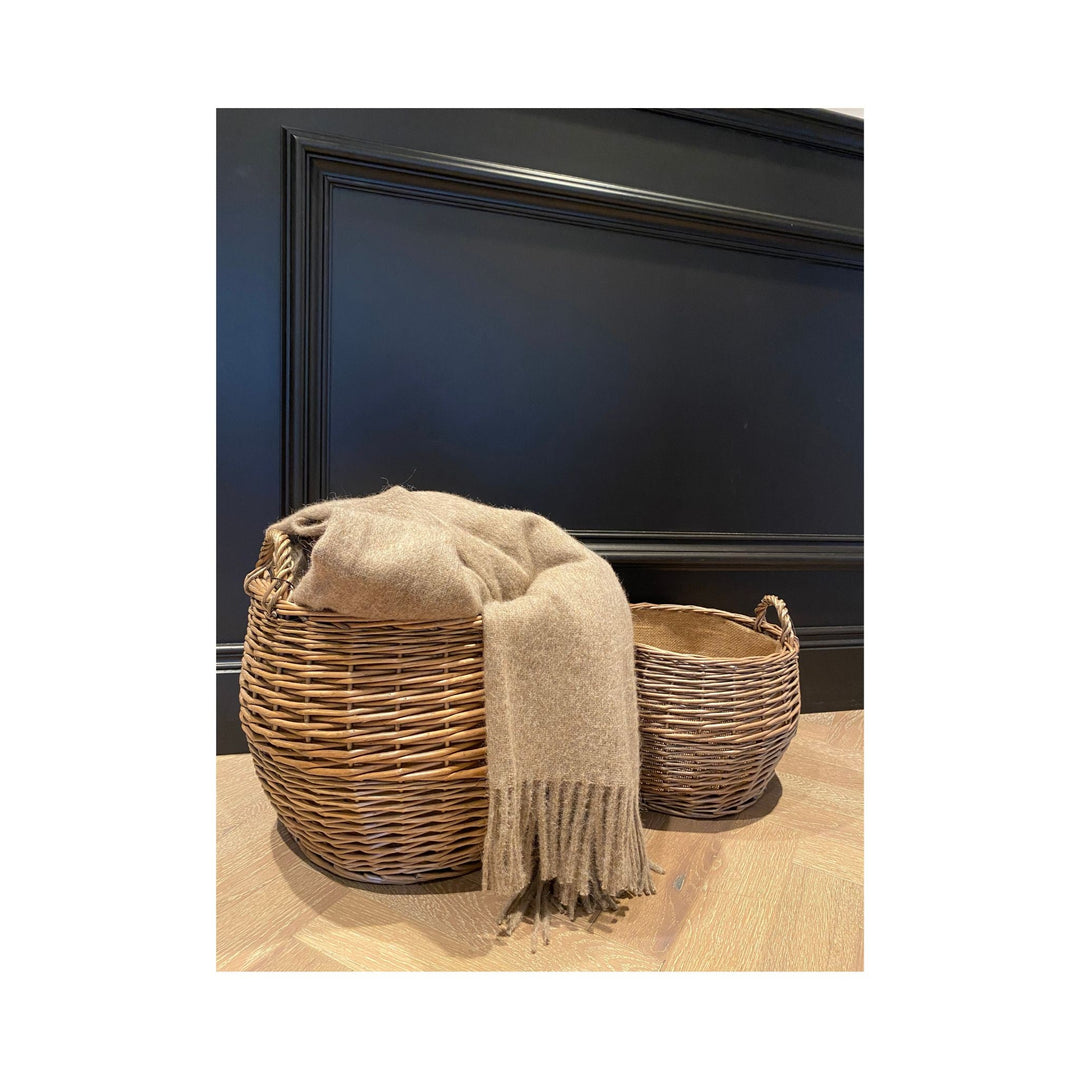 Antique Wash Stumpy Basket - Small - Sutherland Interiors