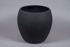 Black Resin Planter L - Sutherland Interiors