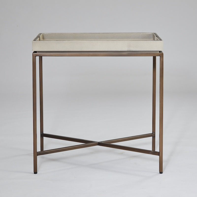 Collins Side Table Chalk - Sutherland Interiors