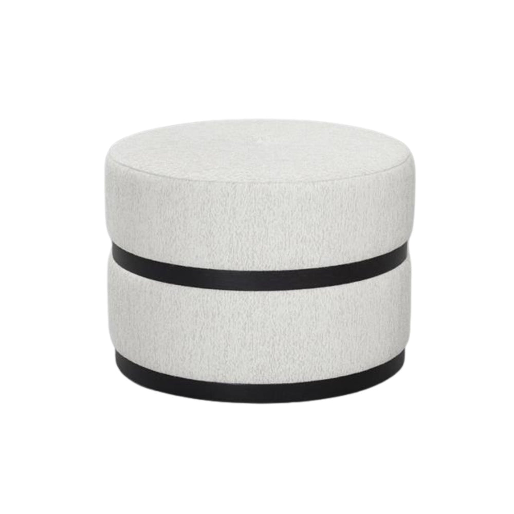 KENNEDY ROUND OTTOMAN - Sutherland Interiors