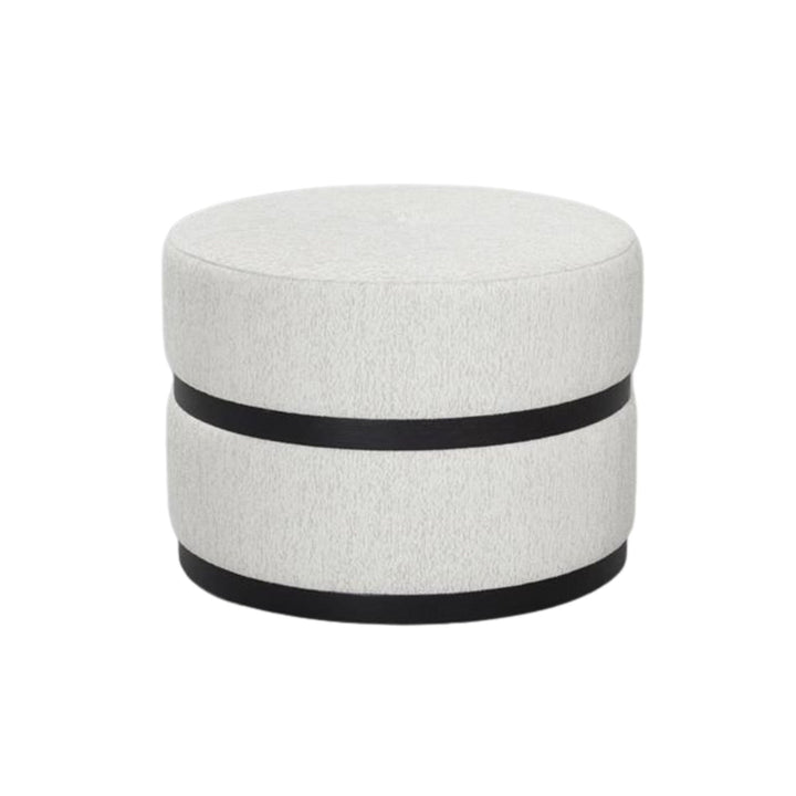KENNEDY ROUND OTTOMAN - Sutherland Interiors
