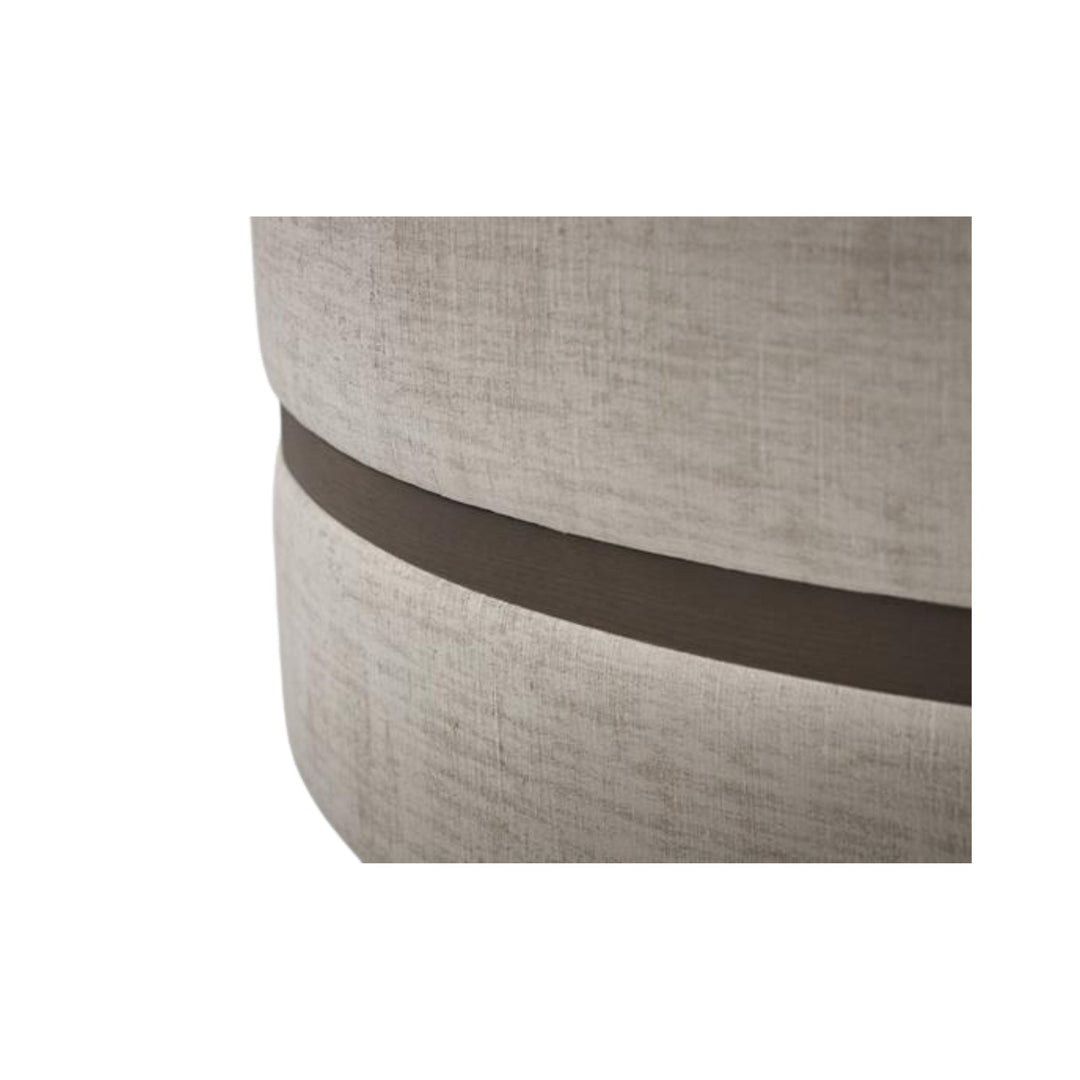 KENNEDY ROUND OTTOMAN - Sutherland Interiors