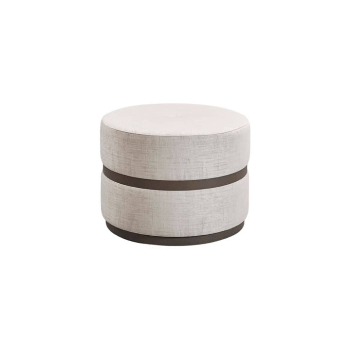 KENNEDY ROUND OTTOMAN - Sutherland Interiors