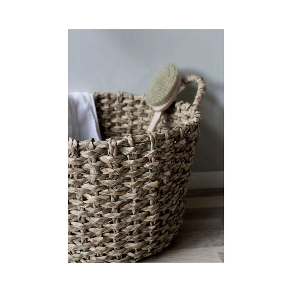 Natural Beige Storage Basket with Handles - Sutherland Interiors