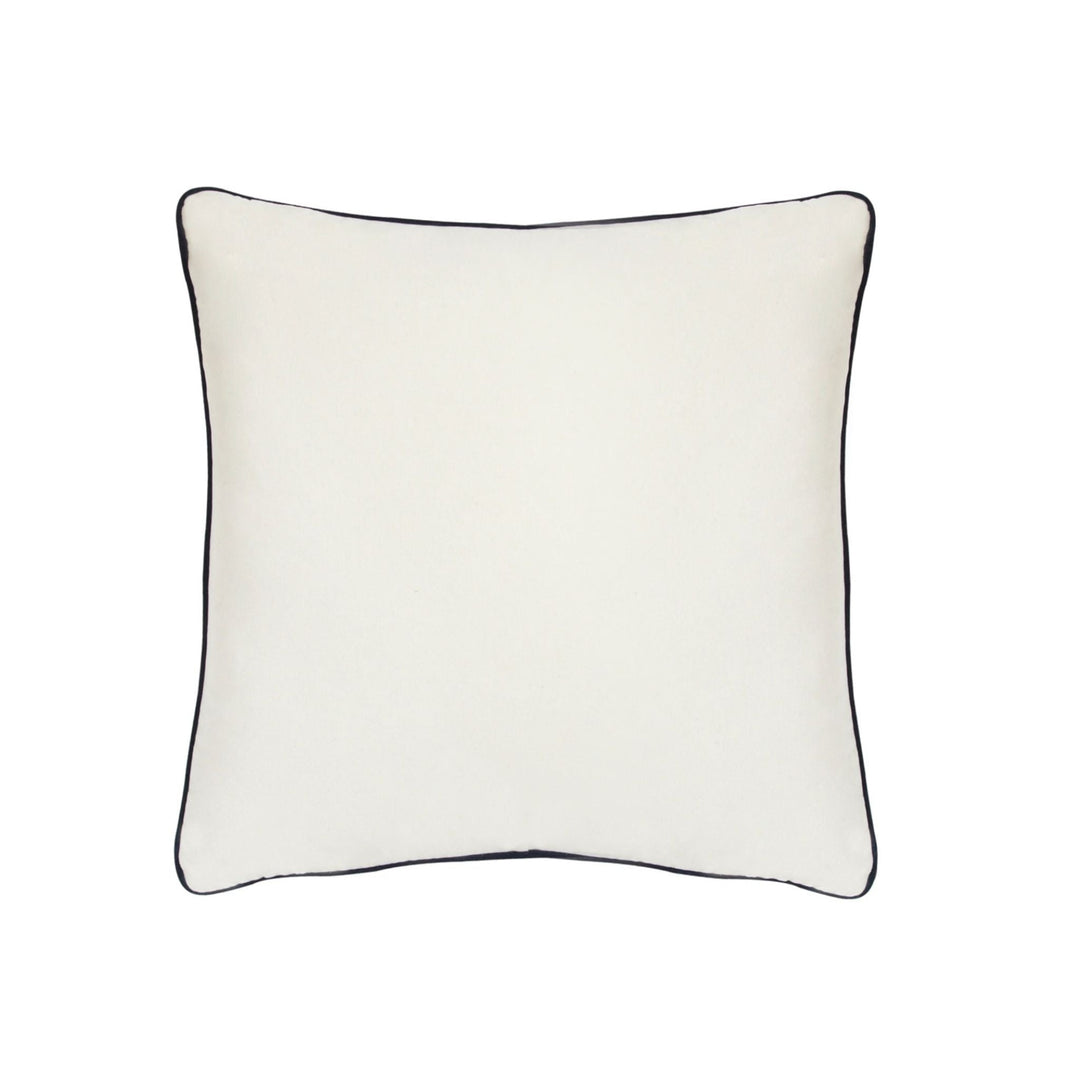 Phelam Milk/Denim Cushion - Sutherland Interiors