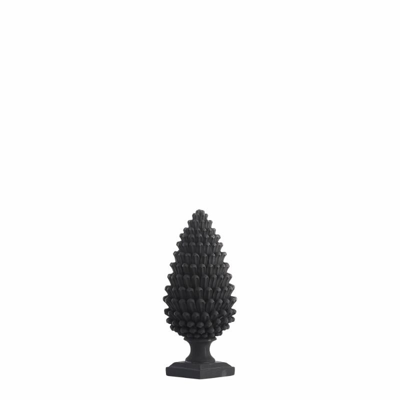 SERAFINA PINE CONE H30 CM. BLACK - Sutherland Interiors