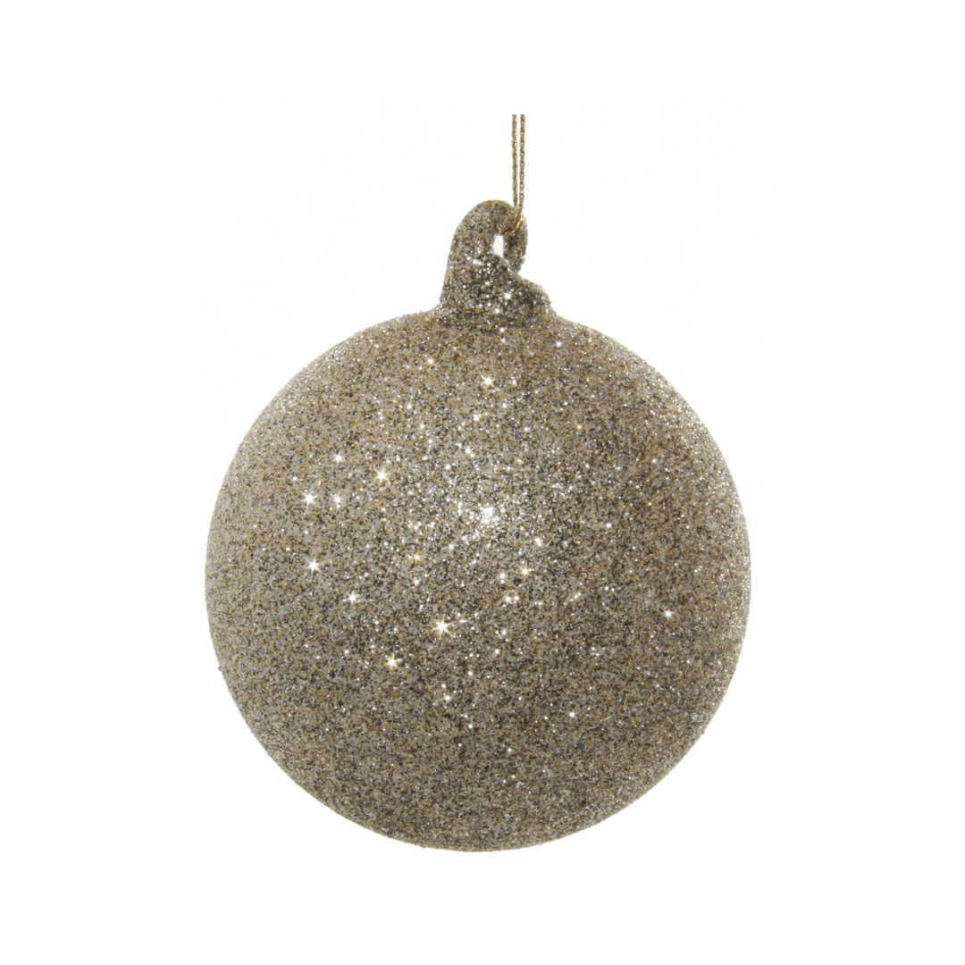 Tiffany Glitter Glass Bauble - Sutherland Interiors